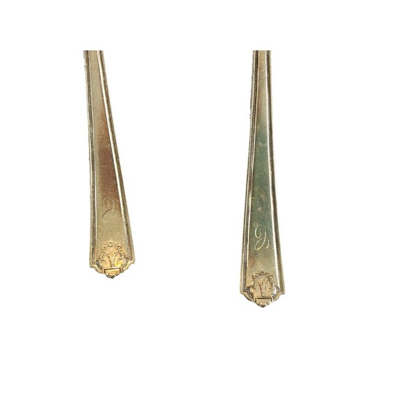 4 Vintage Wm Rogers 12 Soup Sliver Plate Spoons - Picture 2 of 9